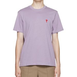 AMI ALEXANDRE MATTIUSSI
Purple Ami de Cœur T-Shirt Size XL - Fits Like Large